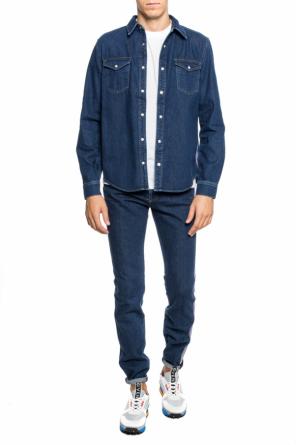 Denim shirt with an embroidered logo, zdjęcie 2 Denim shirt with an embroidered logo od Givenchy